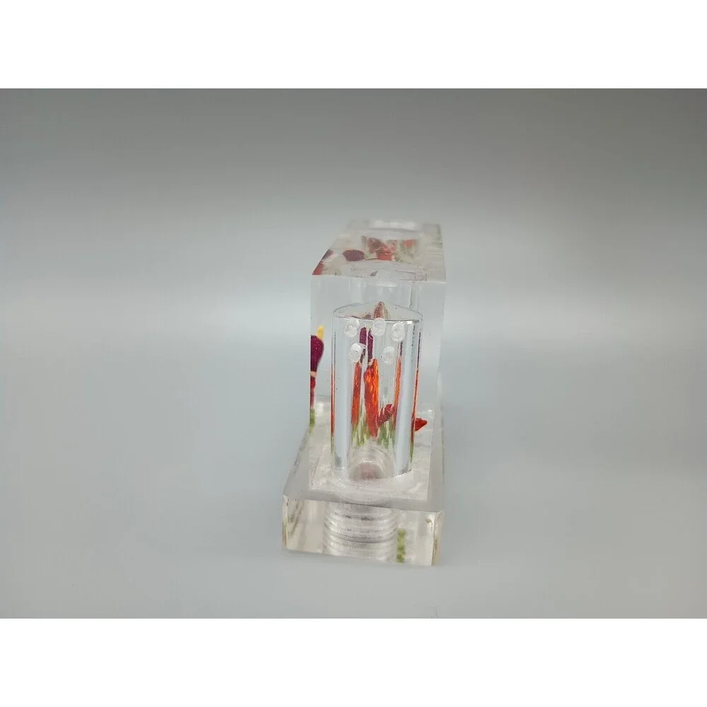 Vintage Lucite Pheasant Salt And Pepper Shaker Fort Randall Dam